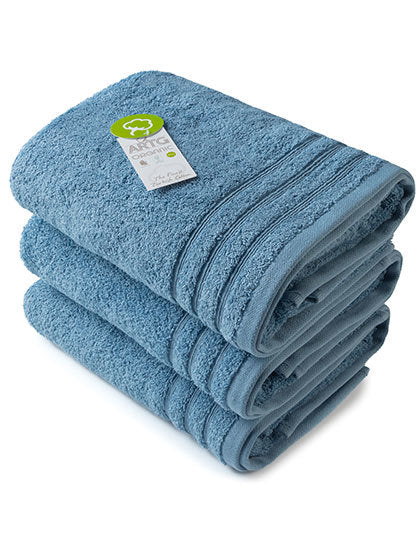 Organic Hand Towel -Jeansblau