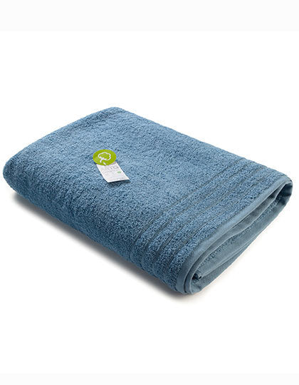 Organic Beach Towel-Jeansblau