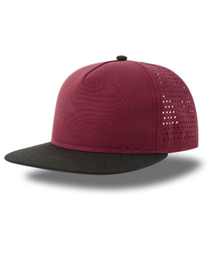 Bank Five Cap Recycled - Burgund - Schwarz