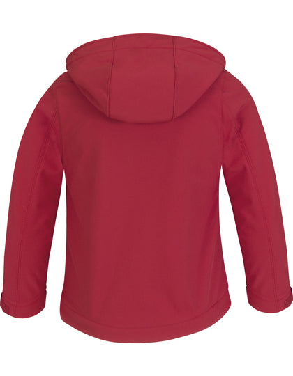 Kids´ Hooded Softshell Jacket - Rot