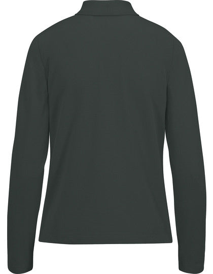 My Polo 180 Long Sleeve /Women - Dunkelgrau (einfarbig)