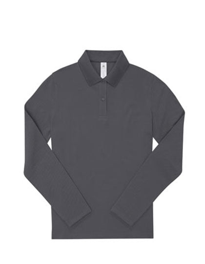 My Polo 180 Long Sleeve /Women - Dunkelgrau (einfarbig)