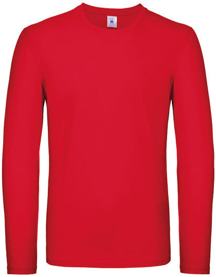 Men´s T-Shirt #E150 Long Sleeve -Rot
