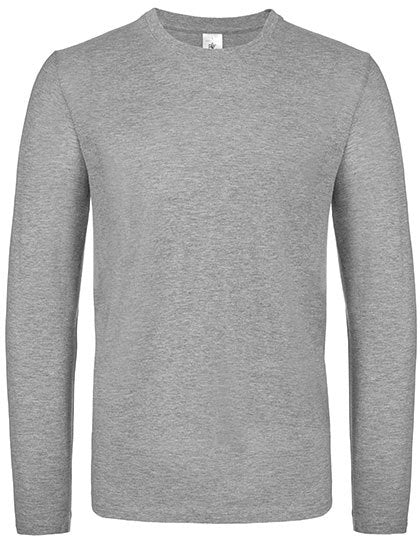 Men´s T-Shirt #E150 Long Sleeve -Sportgrau