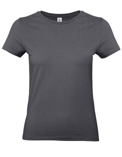 Women´s T-Shirt #E190 - Dunkelgrau (einfarbig)