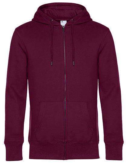 KING Zipped Hood Jacket_° -Dunkle Kirsche