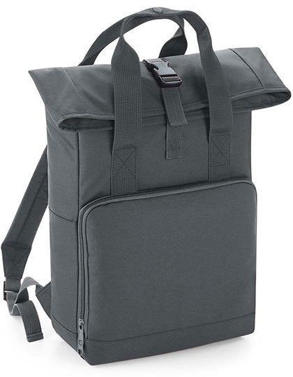 Twin Handle Roll-Top Backpack - Graphitgrau