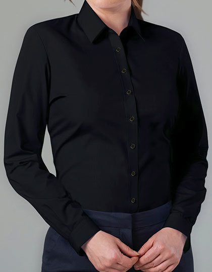 Women´s Selene Long Sleeve Blouse-Schwarz
