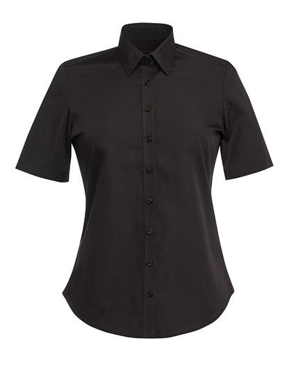 Eos Short Sleeve Blouse-Schwarz