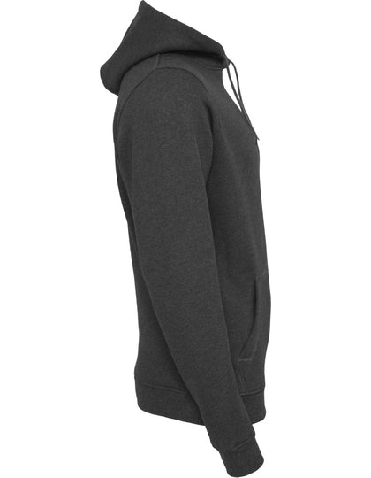 Heavy Hoody - Holzkohle (Heather)