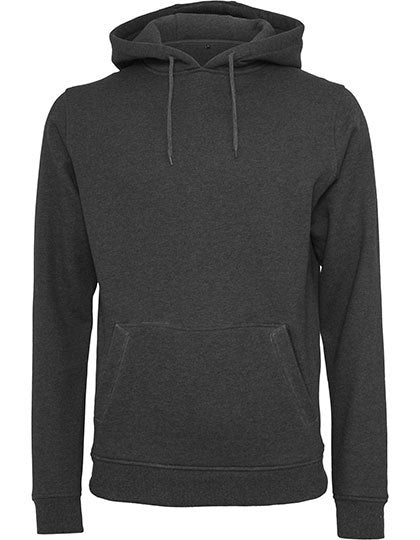 Heavy Zip Hoody - Holzkohle (Heather)