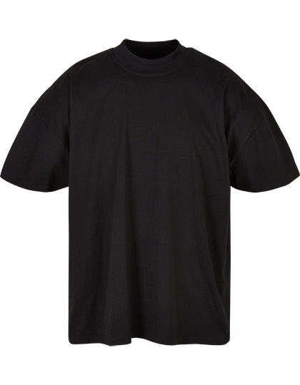 Men´s Oversized Mock Neck Tee - Schwarz