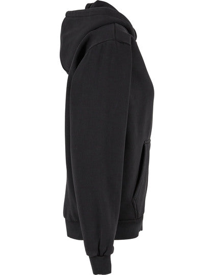 Ladies Vintage Heavy Zip Hoody - Schwaraz