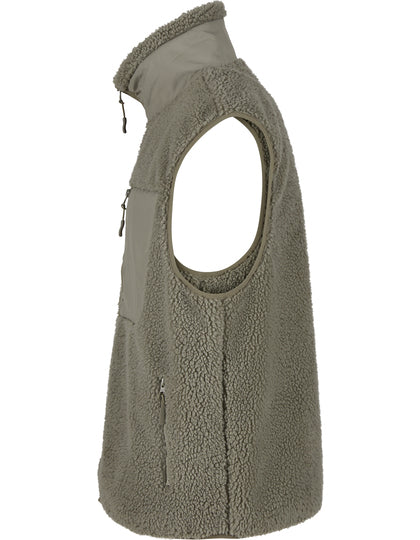 Bonded Sherpa Vest - Helles Oliv