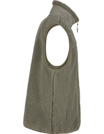 Bonded Sherpa Vest - Helles Oliv