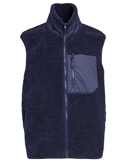 Bonded Sherpa Vest - Marine