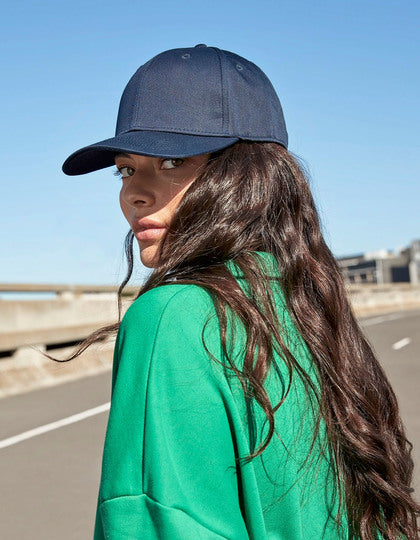 Urbanwear 6 Panel Snapback - Weiss