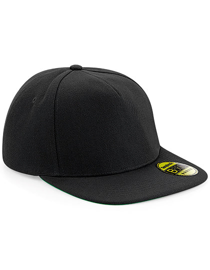 Original Flat Peak Snapback Cap - Schwarz