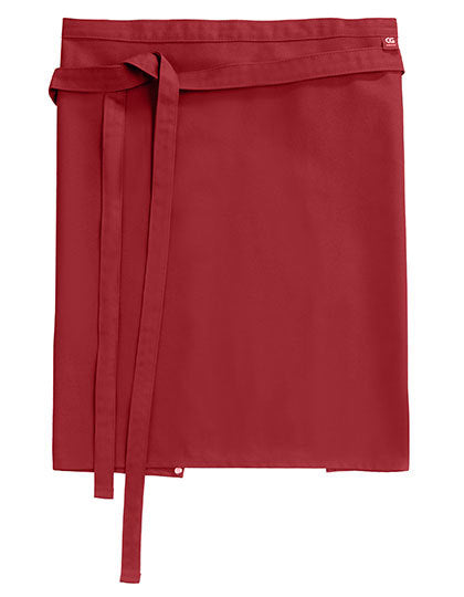 Bistro Apron Roma 50 x 78 cm-Rot