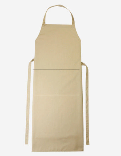 Bib Apron Verona 110 x 75 cm-Khaki