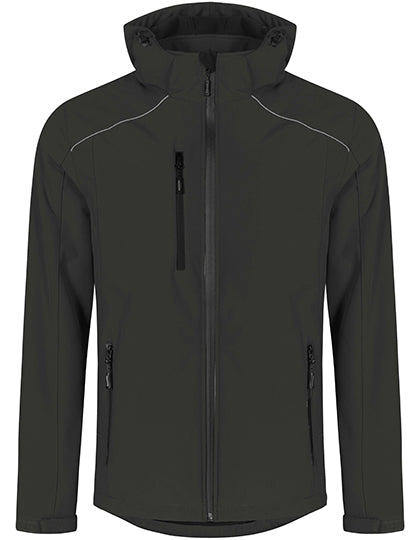 Men´s Warm Softshell Jacket - Holzkohle (fest)