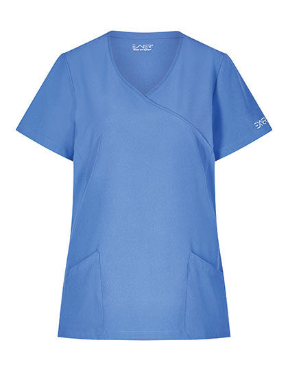 Sportsline Damen-Kasack, Slim Fit-Hellblau