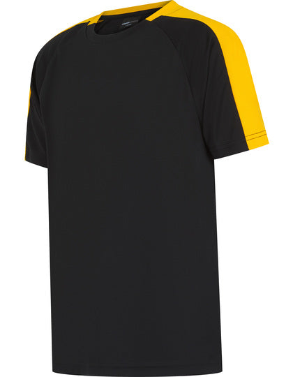 Kids Team T-Shirt - Schwarz Gold