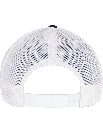 Flexfit 110 Recycled Cap 2-Tone - Schwarz - Weiss