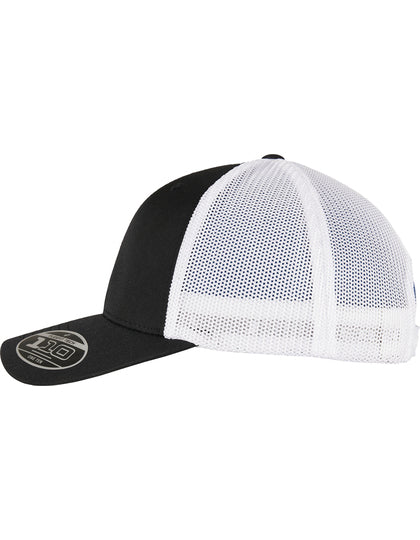 Flexfit 110 Recycled Cap 2-Tone - Schwarz - Weiss