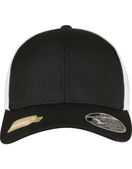 Flexfit 110 Recycled Cap 2-Tone - Schwarz - Weiss