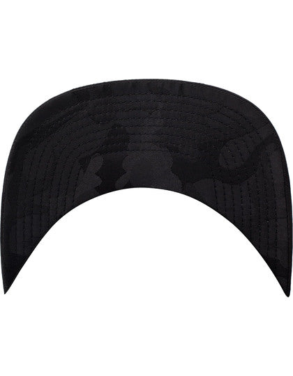 Camo Visor Snapback - Schwarz - Schwarzes Tarnmuster