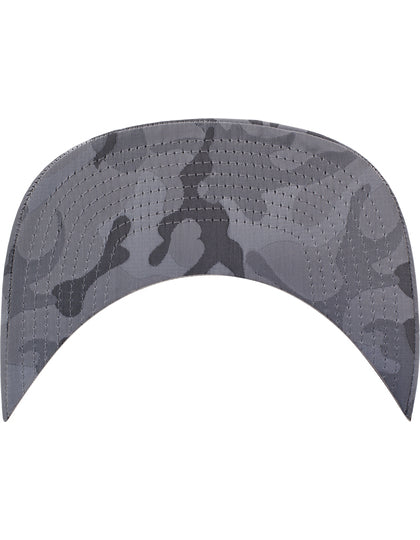 Camo Visor Snapback - Schwarz - Schwarzes Tarnmuster