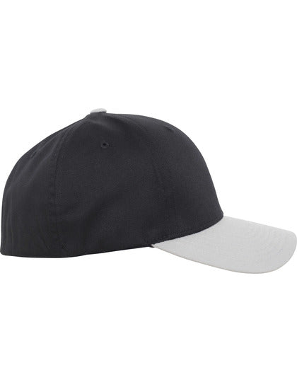 Flexfit Wooly Combed 2-Tone Cap - Silber - Schwarz