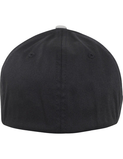 Flexfit Wooly Combed 2-Tone Cap - Silber - Schwarz