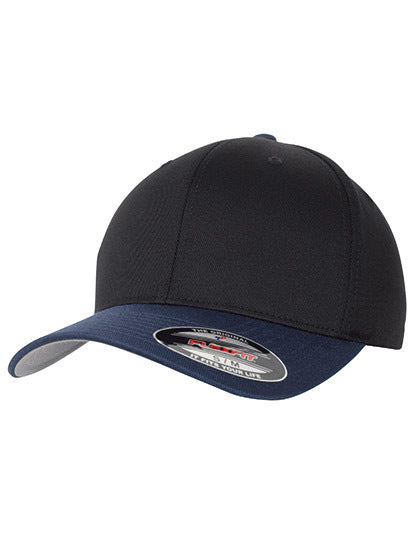 Flexfit Wooly Combed 2-Tone Cap - Schwarz - Marine