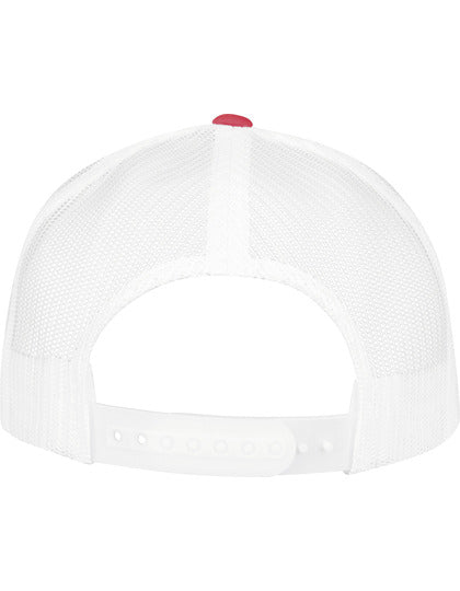 5-Panel Retro Trucker 2-Tone Cap - Rot Weiss