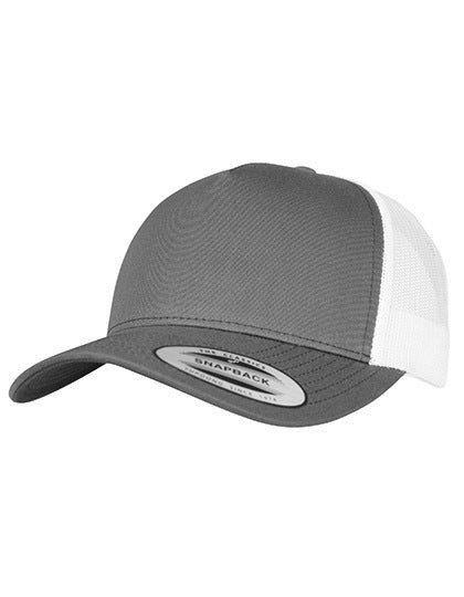 5-Panel Retro Trucker 2-Tone Cap - Kohle - Weiss