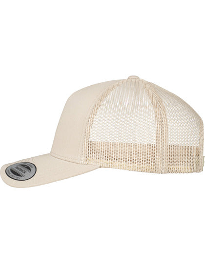 5-Panel Retro Trucker Cap- Khaki