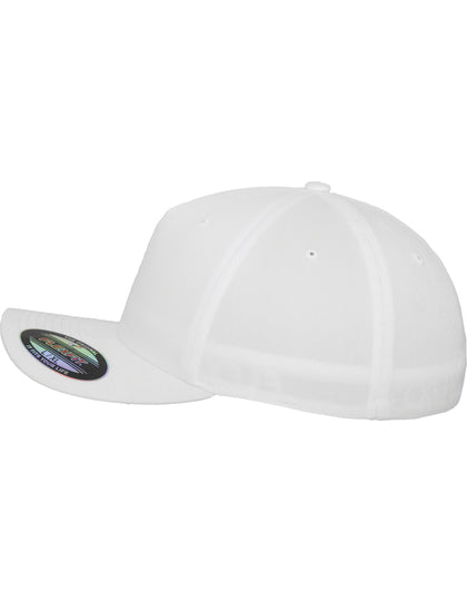 Flexfit 5 Panel Cap - Weiss
