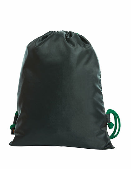 Drawstring Bag Flash - Schwarz - Grün