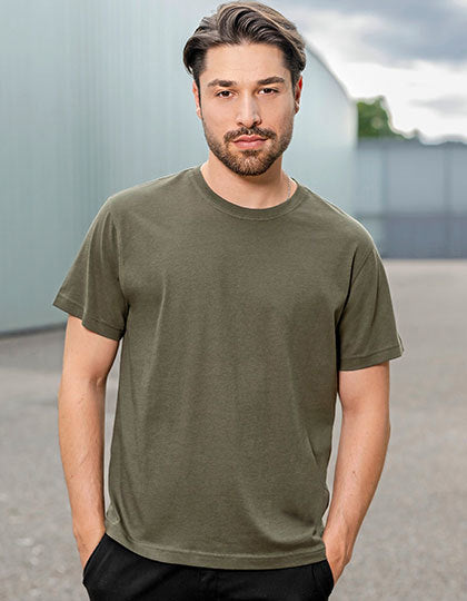 Men´s Organic Heavy Luxury Roundneck Tees - Sand