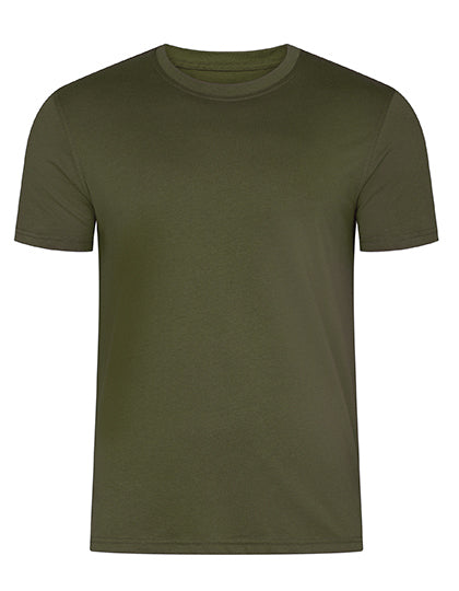 Men´s Organic Heavy Luxury Roundneck Tees - Olive