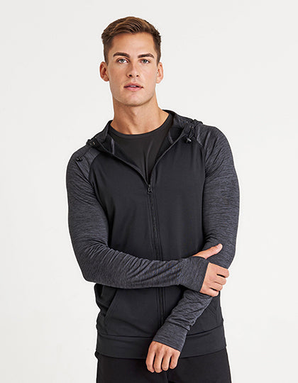 Men´s Cool Contrast Zoodie - Marine -Marine-Melange