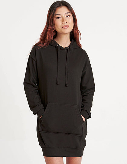 Hoodie Dress - Tiefschwarz