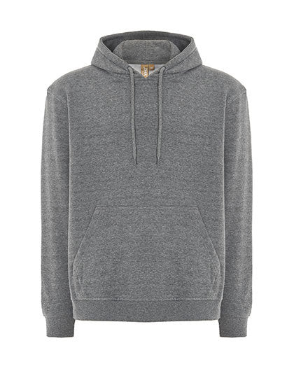 Unisex Hooded Sweat Teide - Dunkelgraue Melange