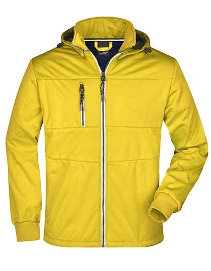 Men´s Maritime Jacket - Sonnengelb - Marine