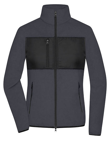 Ladies´ Fleece Jacket -Kohlenstoff - Schwarz