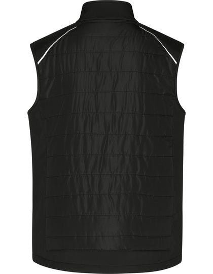 Men´s Hybrid Vest - Neongelb - Schwarz