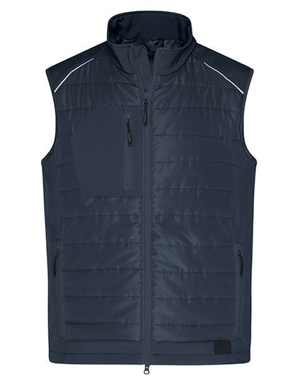 Men´s Hybrid Vest - Kohlenstoff