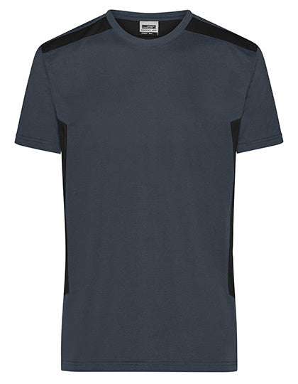 Men´s Workwear T-Shirt -STRONG- - Kohlenstoff-Schwarz
